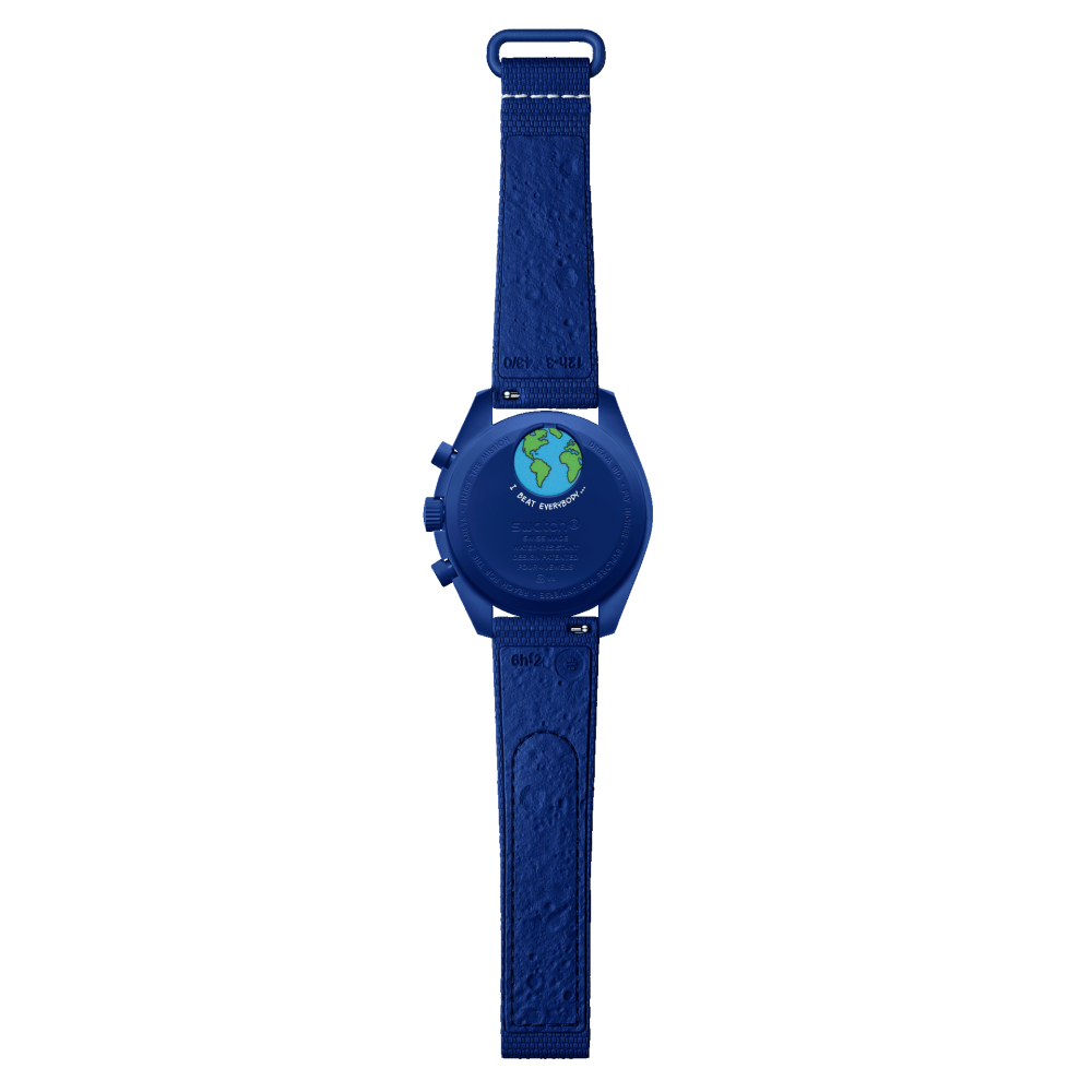 ساعت مچی سواچ مدل MISSION TO EARTHPHASE - MOONSHINE GOLD کد SO33N703L