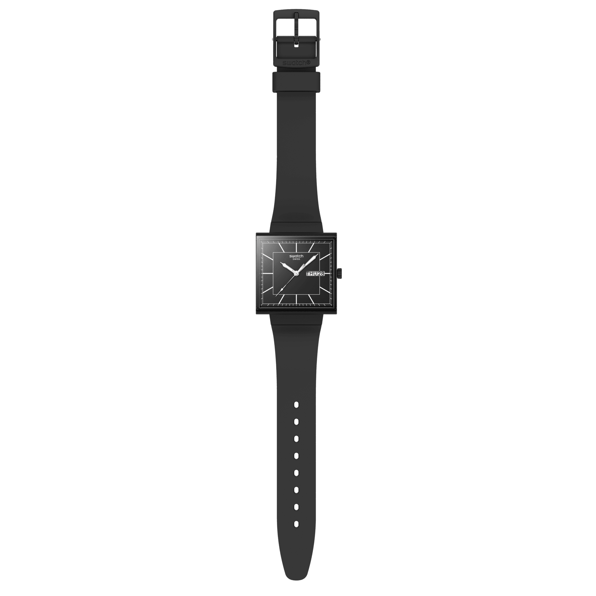 ساعت مچی سواچ مدل WHAT IF…BLACKAGAIN? کد SO34B701