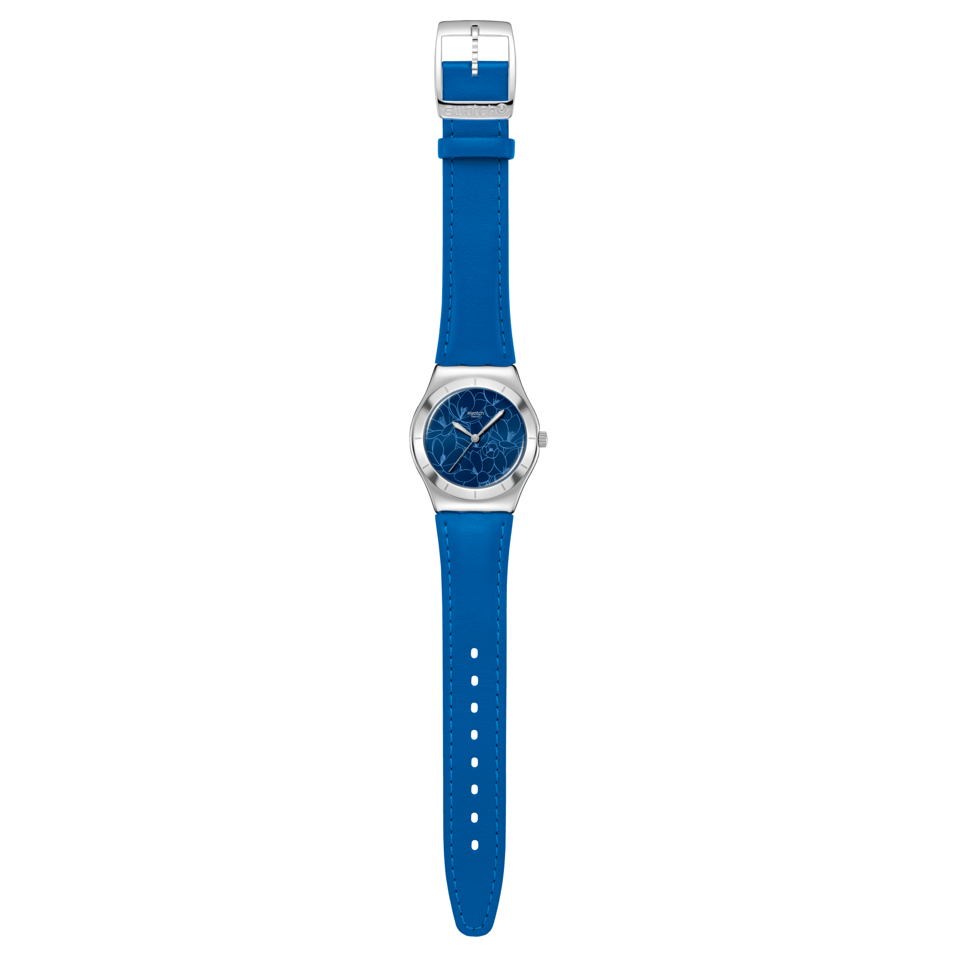 ساعت مچی سواچ مدل BLUE PETAL PROMISE کد YLS235 ساعت مچی سواچ مدل BLUE PETAL PROMISE کد YLS235